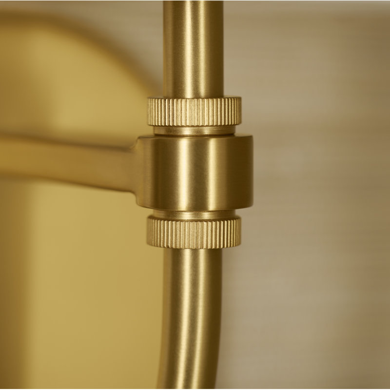 Kernen By Studio McGee One-Light Sconce, Brushed Moderne Brass