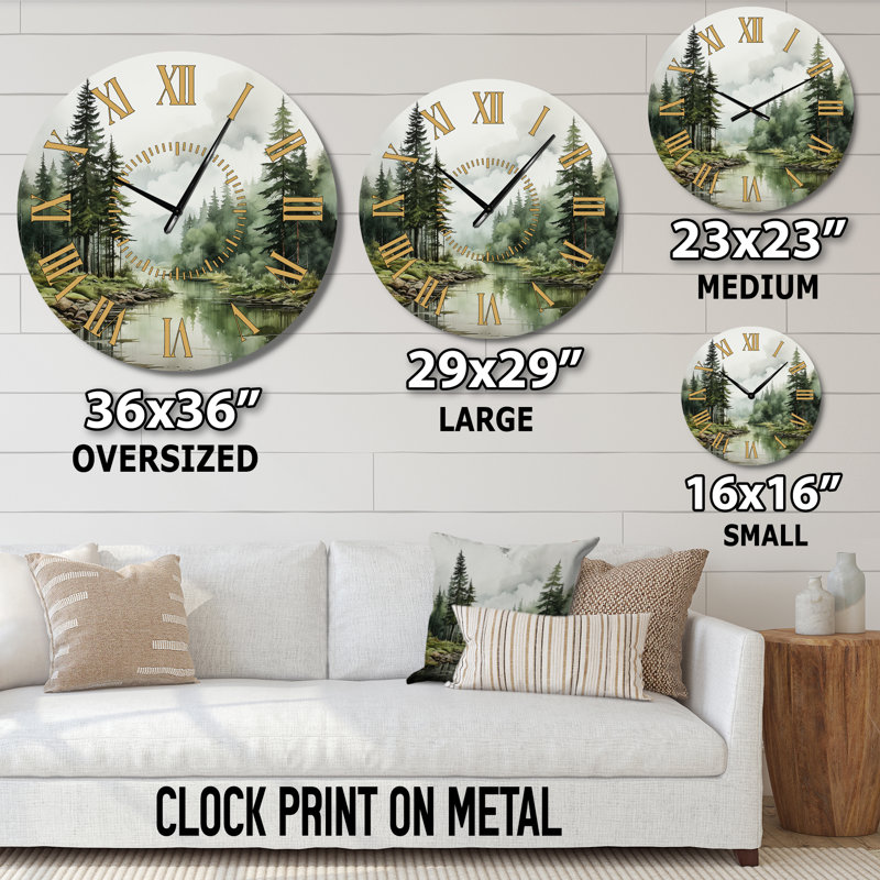 Horloge murale Pine, Médium