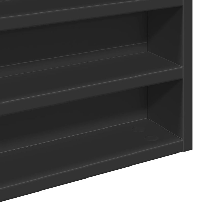 Annerieke Floating Shelf, Black, 50cm H x 100cm W x 8.5cm