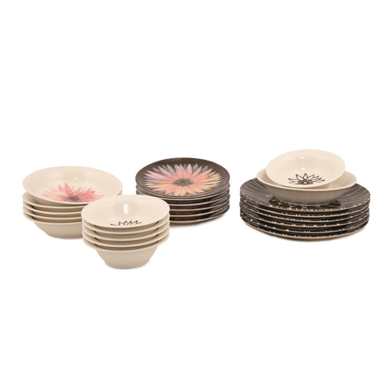 Afrina Piece Dinnerware Set - Service for 6