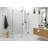 Illume 58 in. x 34 in. x 78 in. 90-degree Fully Frameless Wall Hinged Glass Shower Enclosure-90628612