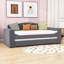 Lit de jour rembourré en bois avec accoudoirs de rangement, couchette et système audio Bluetooth intégré Ornie-371249181-371249170