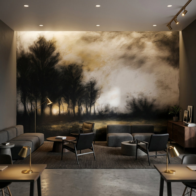 Cloudy Sky Wallpaper Nature Abstract Wall Decor, Non-Woven Nonpasted, 200"x120"