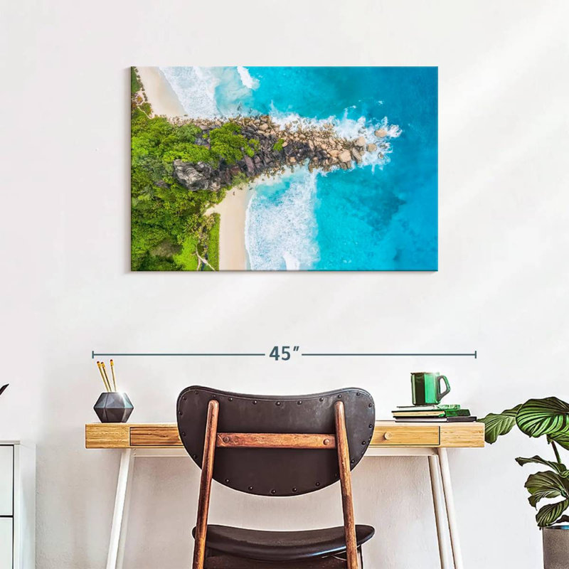 Gillard La Digue Seychelles, H 24 po x l 36 po