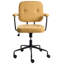 Desk Chair PAWNEE Fabric Yellow