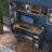 Modern Study Desk & Bookshelf Set, Walnut & Anthracite, 100% Melamine Coated Particle Board, Desk Height: 29.0 inches | Stylish Wall Shelf: 47.2 x 9.8 x 7.9 inches | Functional Home Office Solution-1371715849-1371717367