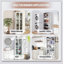 Armoire de cuisine en métal durable avec 5 tablettes réglables, rangement autoportant de 72 pouces de hauteur pour les maisons modernes