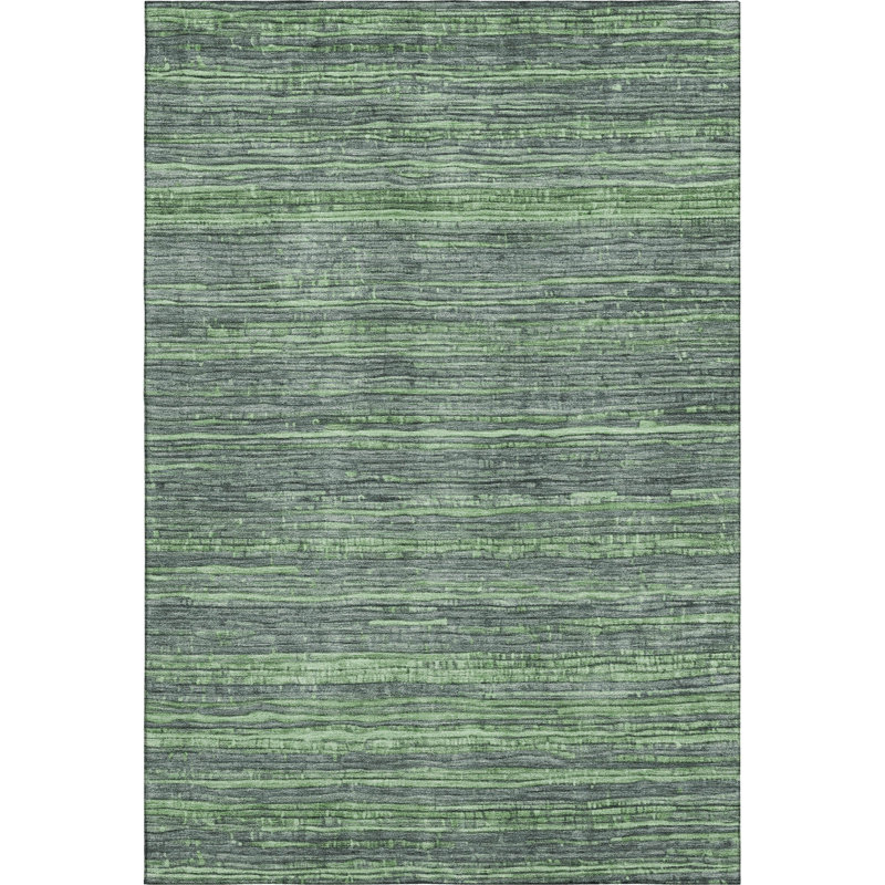 Premium Machine Washable Arnoldina AMF1846 Stripes Rug, Rectangle 10' x 14'