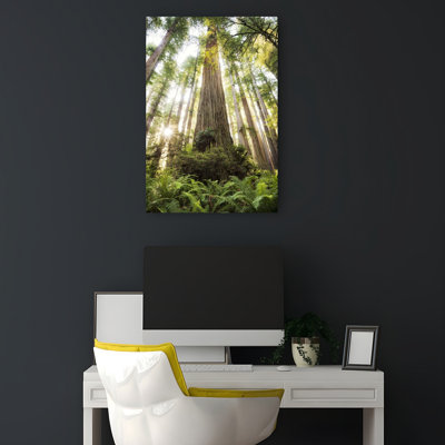 Magnifique forêt abstraite, impression de forêt contemporaine