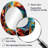 Exploring Yellow Abstracted Liquidity II - Large Oval Wall Mirror On Metal-1918443935