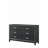 Haiden Weathered Black Finish Dresser