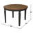 Patridge Round Solid Wood Dining Table-812373471