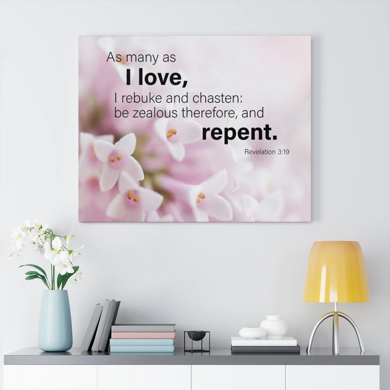 I Love Repent Revelation, H 12 po x l 16 po x P 1,25 po