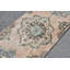 Tapis de couloir vintage turc Oushak décoratif pour la cuisine, le couloir et le couloir SN-5310 - bleu / rose