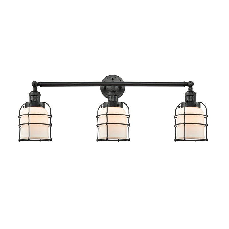 Gurtrue 3 - Light Dimmable Vanity Light, Matte White, Matte Black