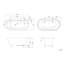 Kingsbury 1500mm x 750mm Freestanding Soaking Acrylic Bathtub