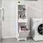 Armoire de trieur de linge inclinable à un compartiment et à un tiroir avec conception peu encombrante pour une organisation efficace et un accès facile-132677082