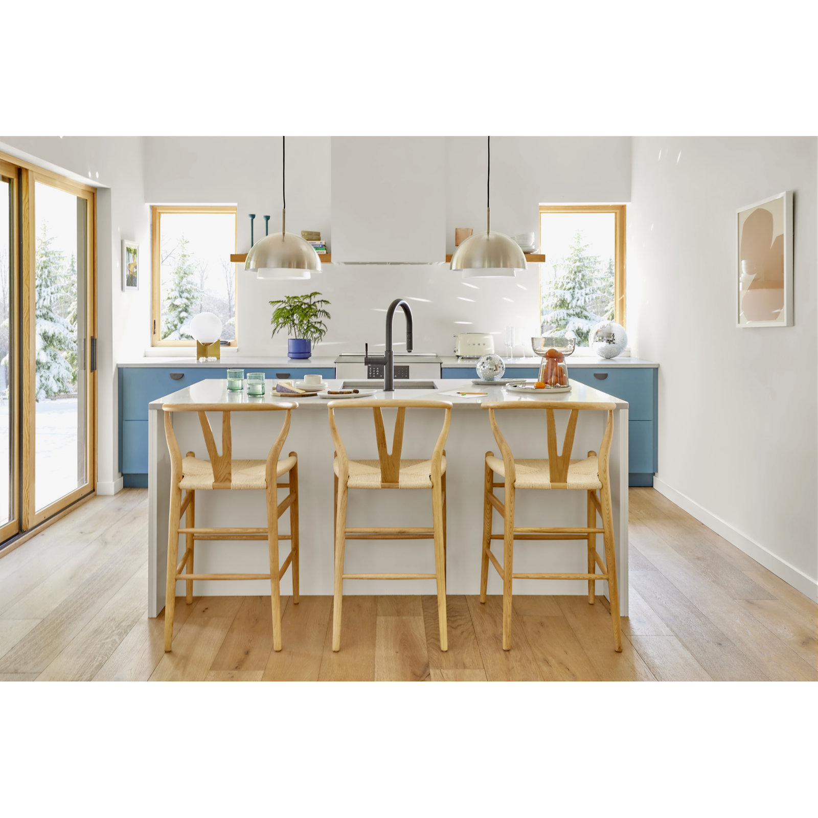 Etta Solid Wood Bar & Counter Stool, Natural/Natural, Bar Stool (30" Seat Height)