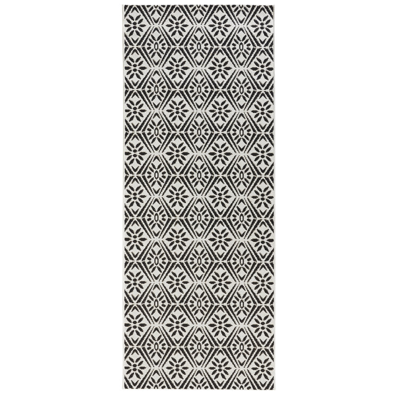 Soho Machine Woven Black/Cream Indoor Rug