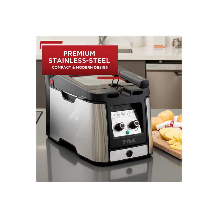 T-fal Advanced Odorless Deep Fryer with Immersion Element, 3.5 L - 20727172