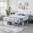 Graceful Scroll Platform Bed with Multiple Size and Color-2061060805-2103365499