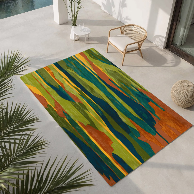 Tapis intérieur et extérieur Verdure Glow, Rectangle 1 pi 6 po x 2 pi 6 po