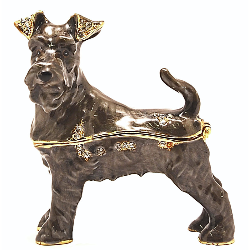 Schnauzer Metal Decorative Box