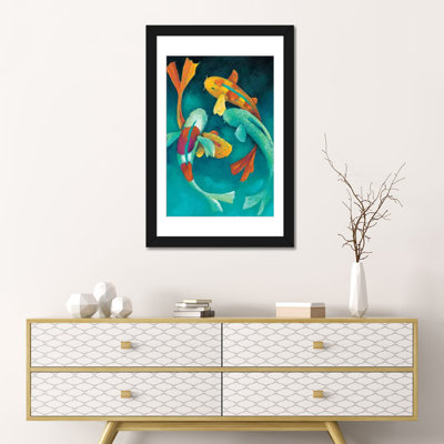 " Ornamental Koi II " by Chariklia Zarris