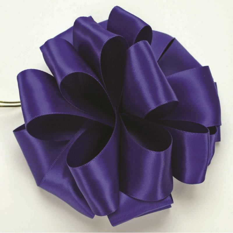 Ruban double face, Bleu royal