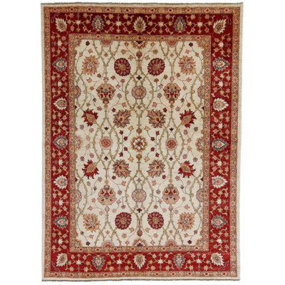Oriental Wool Hand Woven 174cm X 235cm Area Rug