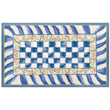 Truly Royal Check Washable Rug