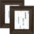Weathered Black Wood Picture Frame - Set of 2-1689009943