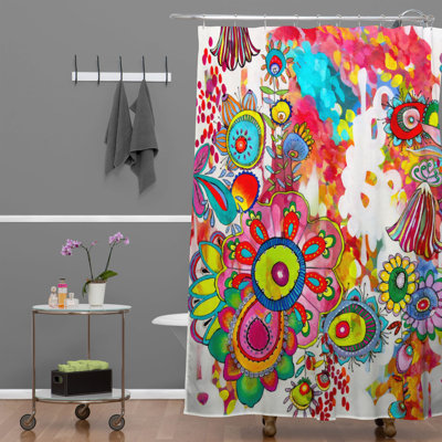 Syden Floral Shower Curtain