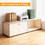 Armoire de rangement modulaire en métal avec tablettes réglables-1613673829