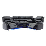 A10AF49192324D27B503DAC487BED7E8 Power Reclining Sectional