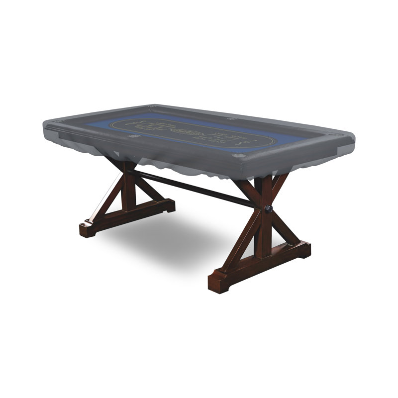 Blue Elephant Poker Table Cover, Grey, 121.9cm L x 254cm W