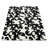 Contemporary Rectangle Black/White Washable Area Rug-4254450