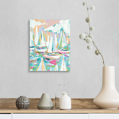 Reproduction d’art sur toile, "voilier marin" par Jessica Mingo