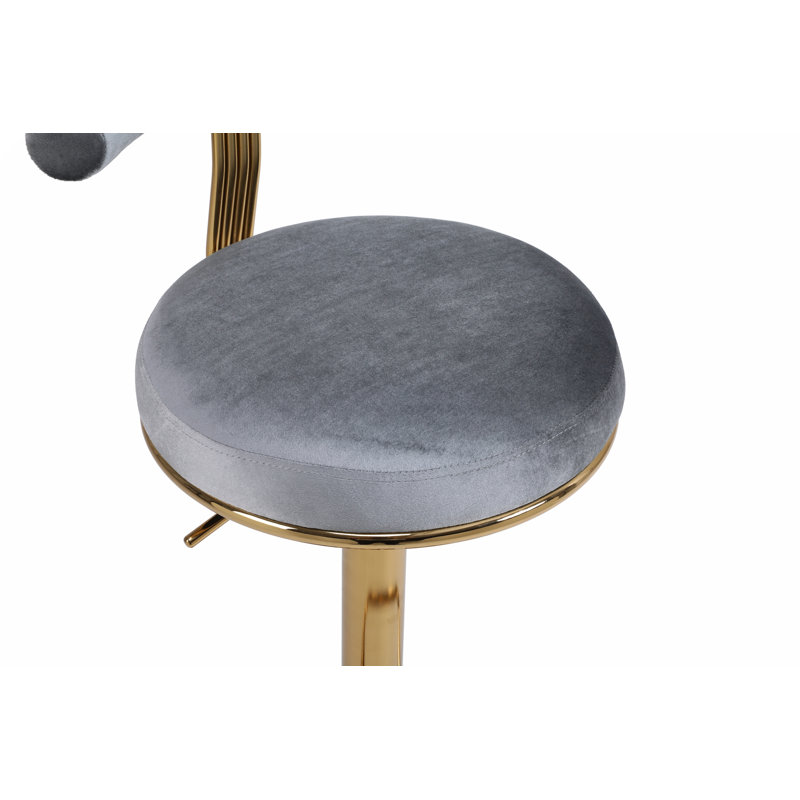 Tabouret Kyliejo, Gris