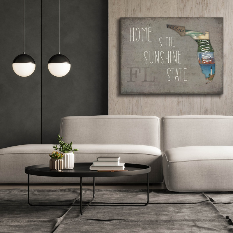 «InstaStates VIII Dark v2» par Jess Aiken, art mural sur toile, H 40 po x l 54 po x P 1,5 po