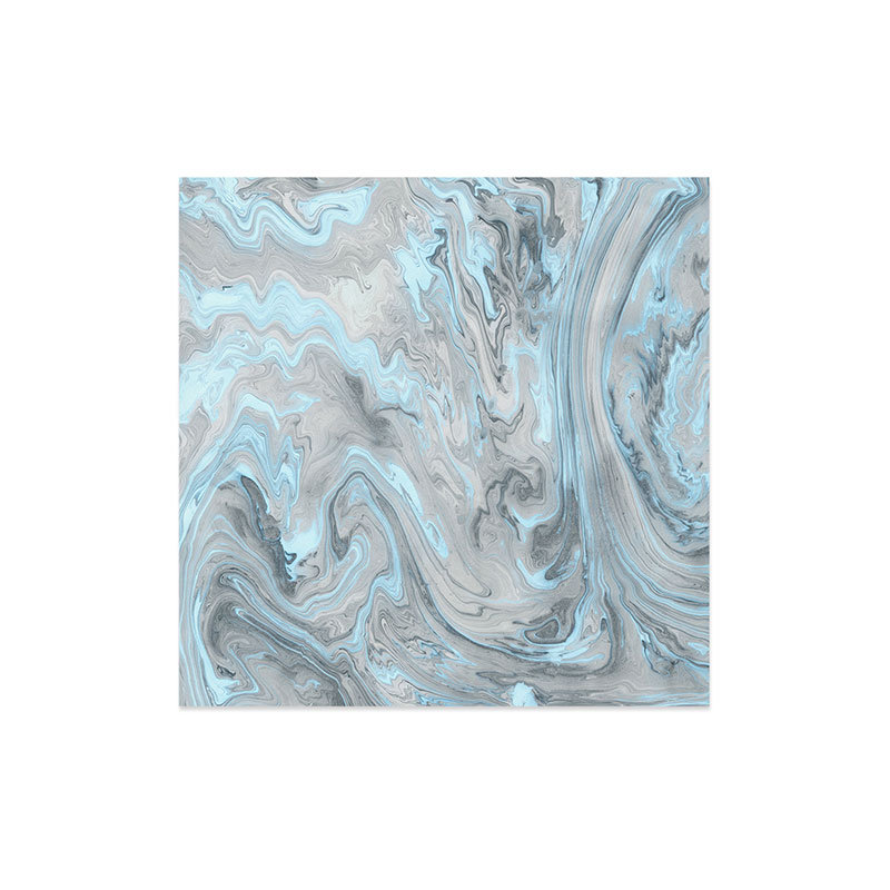 «Ice Blue and Grey» par Lisa Argyropoulos - impression non encadrée, L 20 po x H 20 po