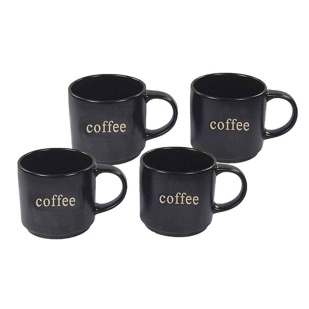 4 Piece Coffee Mug Set With Stand Red Barrel Studio®