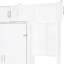 Grand lit mural blanc avec bureau et rangement intégrés, idéal pour les petits appartements, conception peu encombrante, support de matelas confortable, espaces compacts en contreplaqué, matériaux
