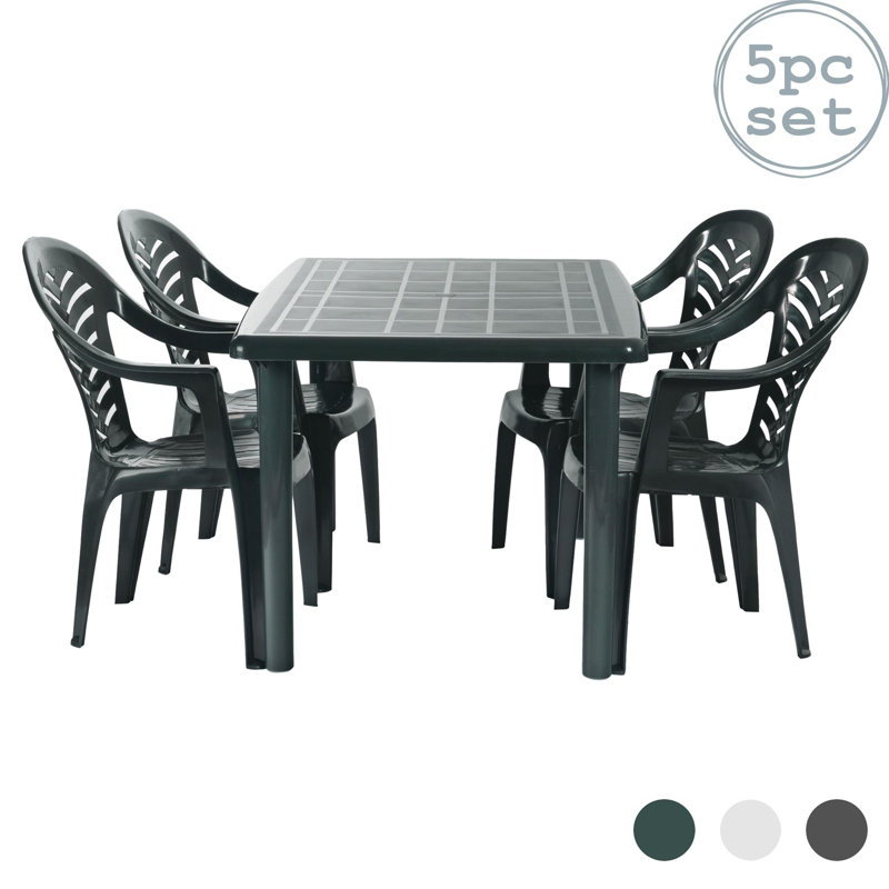 Resol - Olot 4 Seater Dining, Green