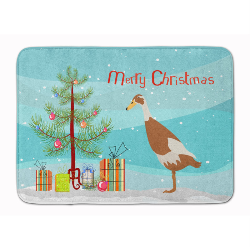 Tapis de bain Indian Runner Duck Christmas, Canard indien