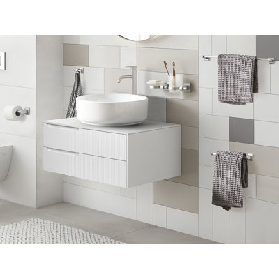 6-Piece Bathroom Hardware Set TALARA with Towel Bars and Hooks
