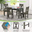 Cann 44cm H Solid Wood Side Chair in Grey