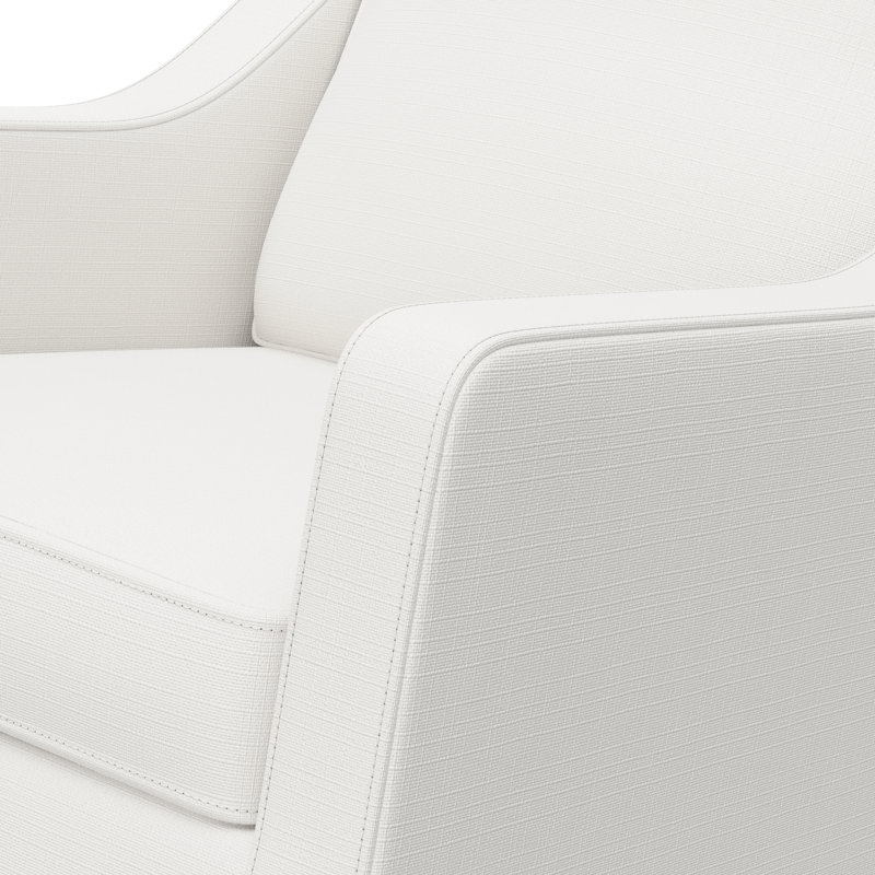 Chaise berçante Pasadena, Ivoire tressé