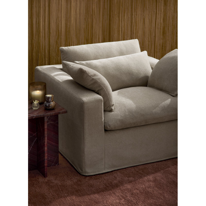 Rience Marble Top End Table, Gold Marble