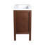 Meuble-lavabo autoportant 24 po Nadar en chêne brun avec comptoir Nadar-659734148-659734167